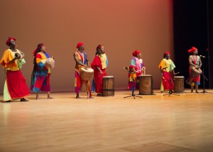Giwayen Mata, an Atlanta-based percussion dance group, performed for 800 APS students during the Cultural Experience Project 10th Anniversary celebration at the Rialto Theater.